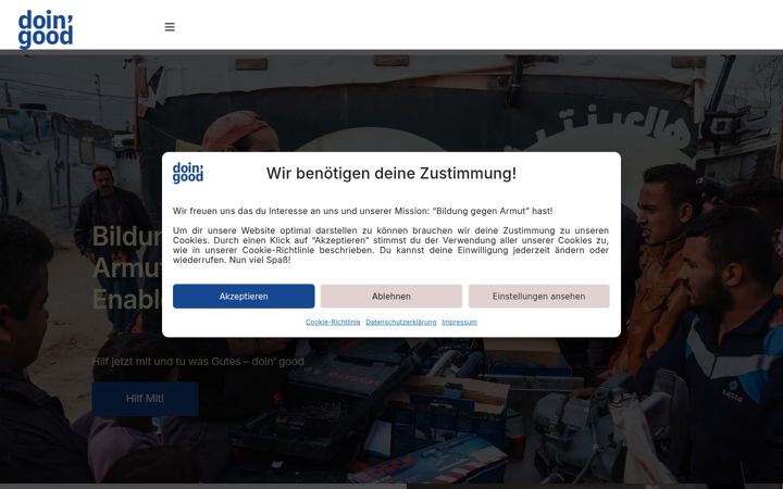 Screenshot of doin-good.de