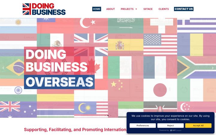 Screenshot of doingbusiness.org.uk