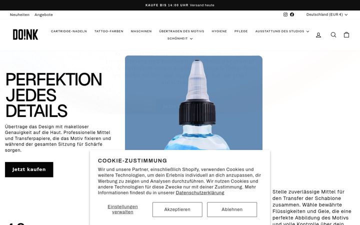 Screenshot of doink.de