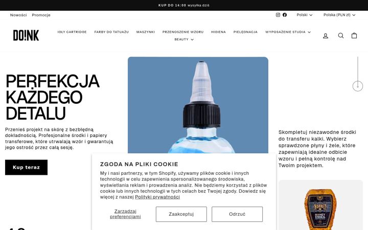 Snimka zaslona za doink.pl