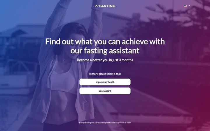Screenshot of dointermittent.com