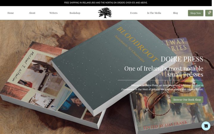 Screenshot of doirepress.com