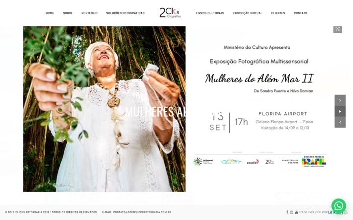 Screenshot of doisclicksfotografias.com.br