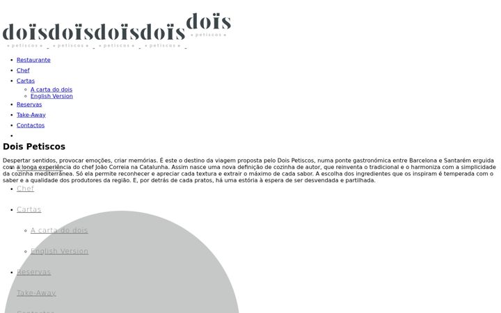 Screenshot of doispetiscos.pt
