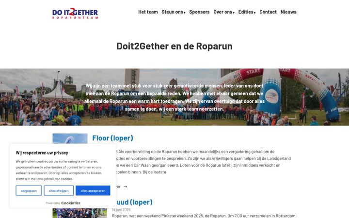Captura de pantalla de doit2gether.nl