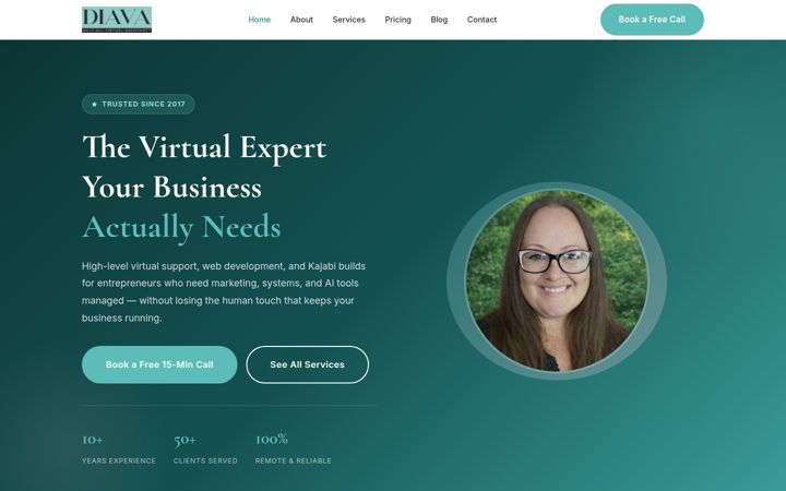 Screenshot of doitallvirtualassistant.com