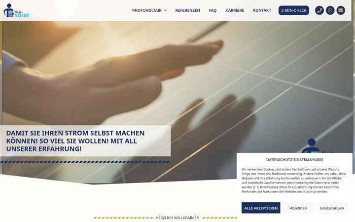 Screenshot of doitsolar.de