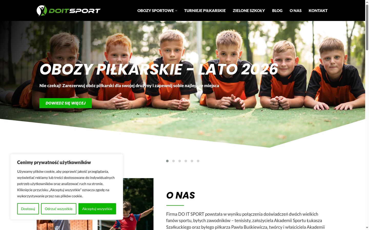 Snimka zaslona bannera za privolu prikazanog prije bilo kakve interakcije