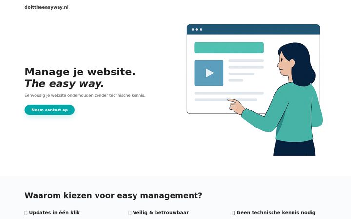 Captura de pantalla de doittheeasyway.nl