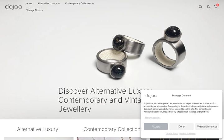Screenshot of dojaa.co.uk
