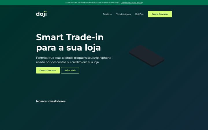 Screenshot of doji.com.br
