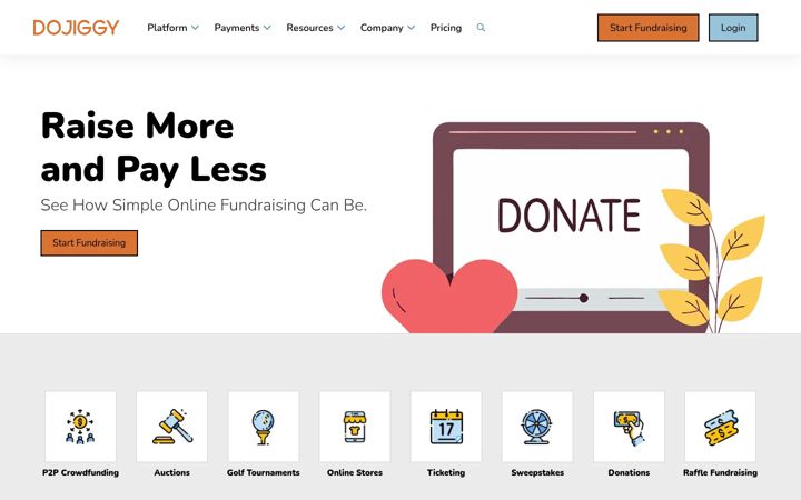 Screenshot of dojiggy.com