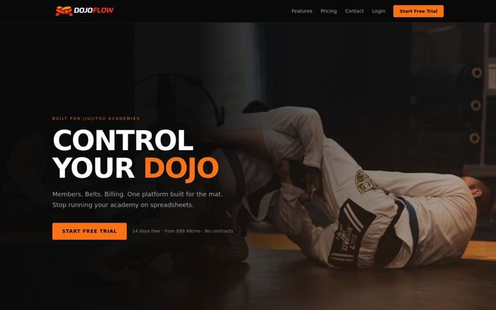 Screenshot of dojo-flow.com