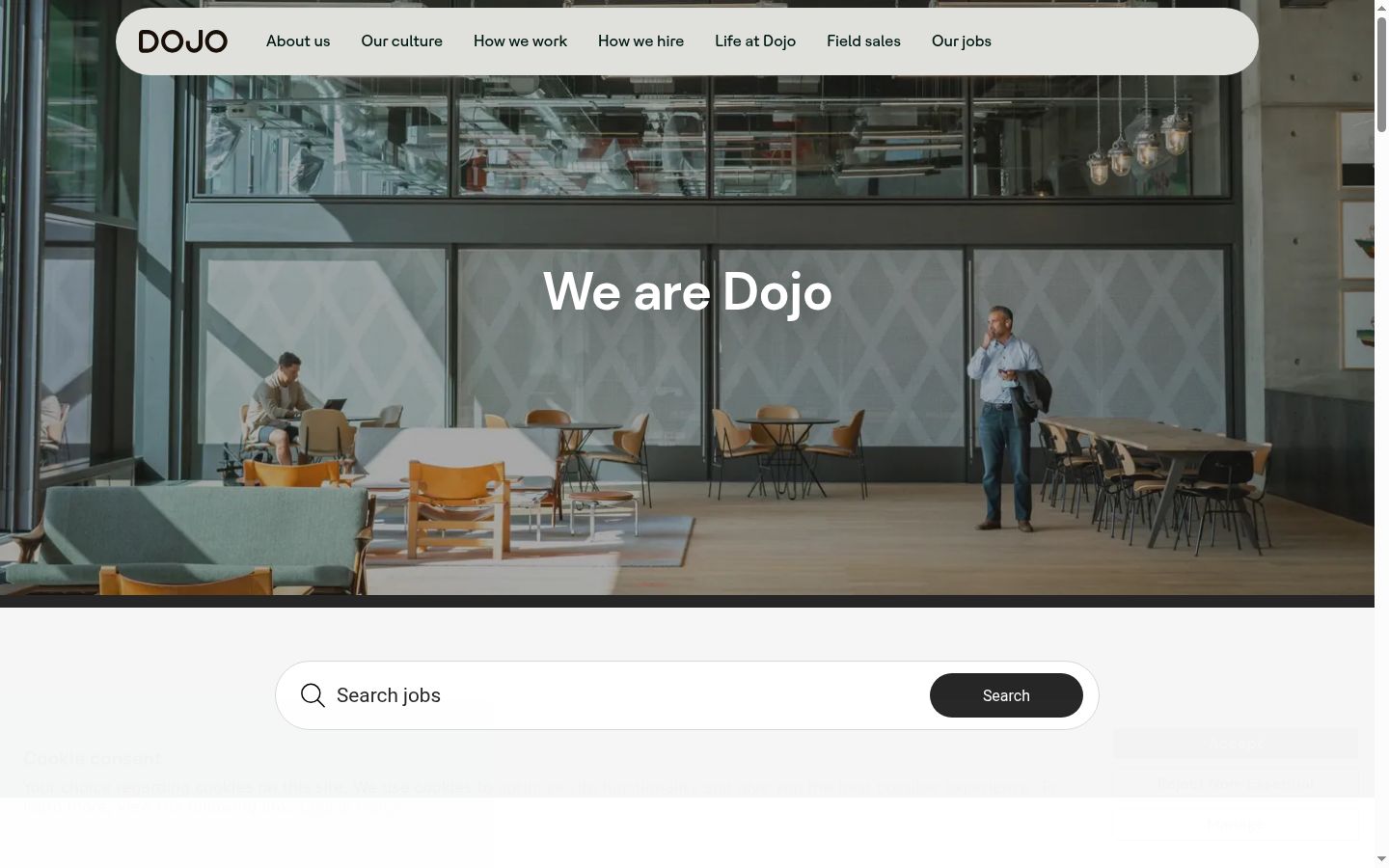 Sutikimo reklamjuostės, rodytos prieš bet kokią sąveiką, ekrano kopija
