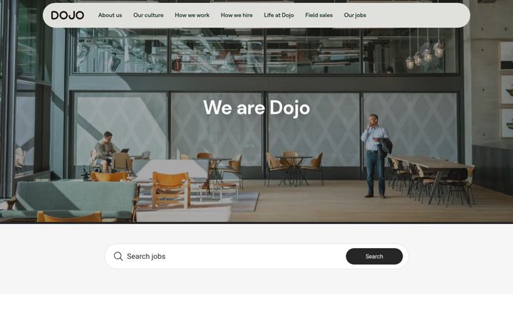 Screenshot of dojo.careers