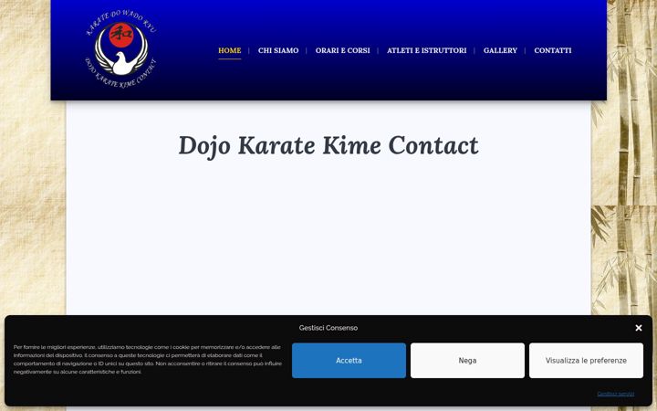 Screenshot of dojokaratecodiverno.it