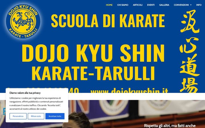 Screenshot of dojokyushin.it
