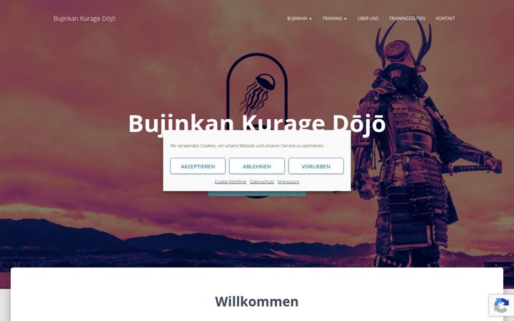 Screenshot of dojomuenchen.de
