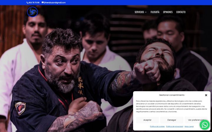 Screenshot of dojoriveraryu.com