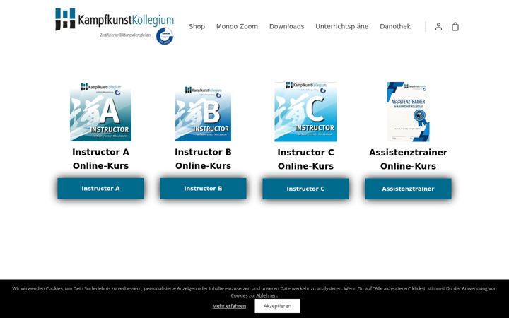 Screenshot of dojoservice.de