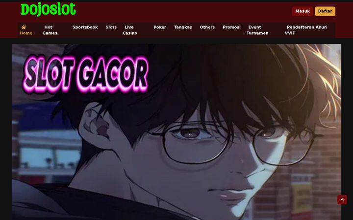 Screenshot of dojoslot.com
