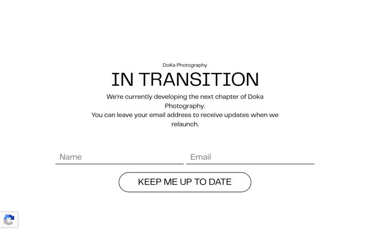 Screenshot of doka.photography
