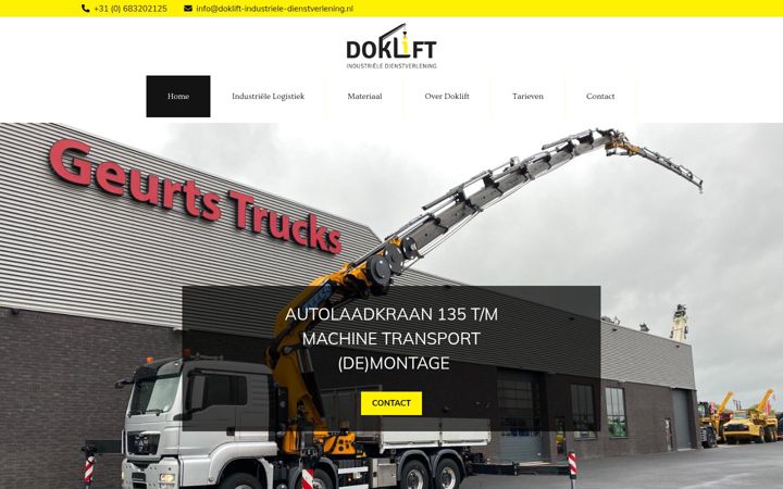 Captura de pantalla de doklift.nl