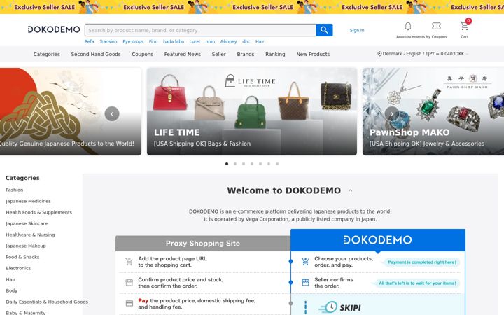 Screenshot of dokodemo.world