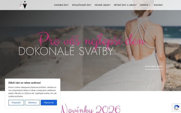 Képernyőkép: dokonalesvatby.cz