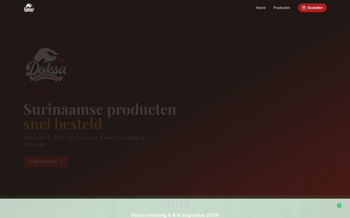 Screenshot of doksaexpress.nl