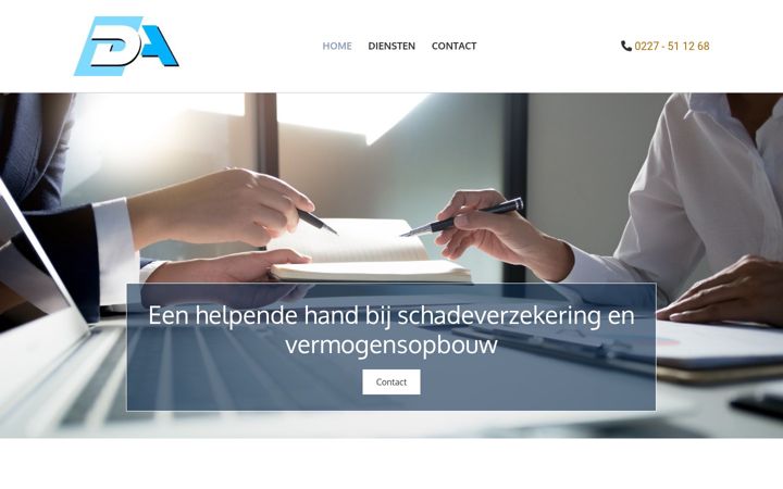 Screenshot of dokterassurantien.nl