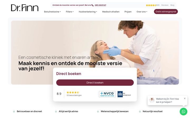 Skjámynd af dokterfinn.nl