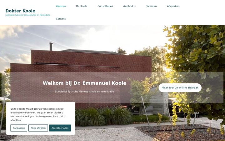 Screenshot of dokterkoole.be