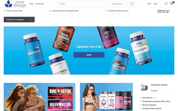 Screenshot of dokterlifestyle.com