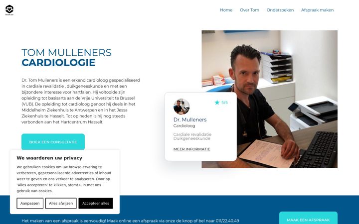 Screenshot of doktermulleners.be