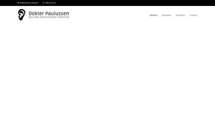 Screenshot of dokterpaulussen.be