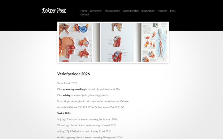 Screenshot of dokterpoot.be