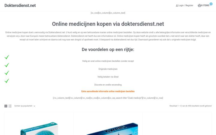 Ekraanipilt saidist doktersdienst.net