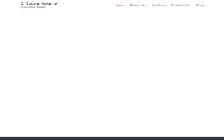 Screenshot of dokterstevensmarianne.be