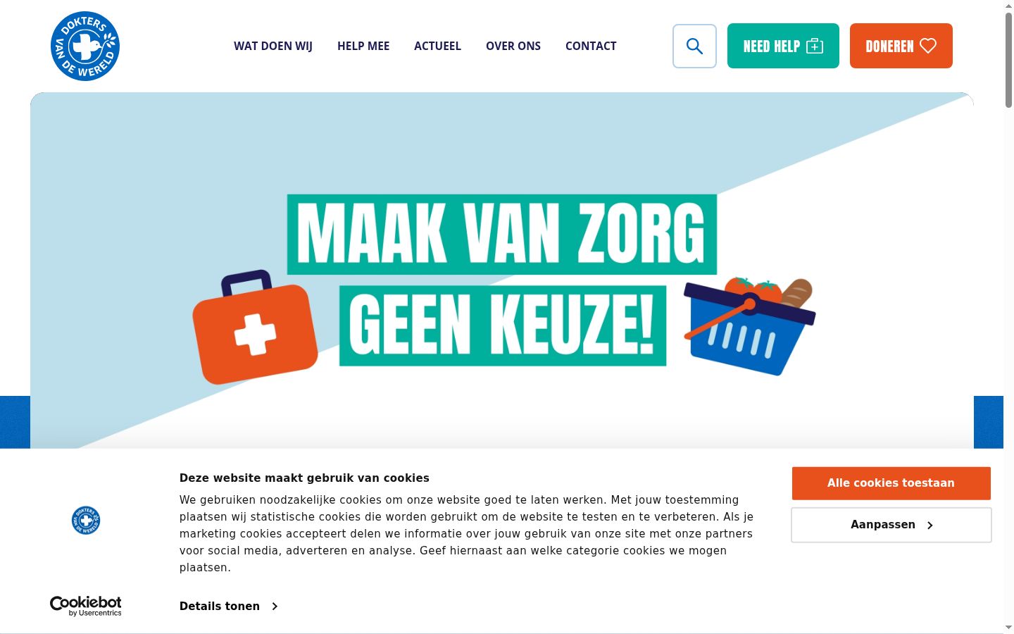Screenshot tal-banner tal-kunsens muri qabel kwalunkwe interazzjoni