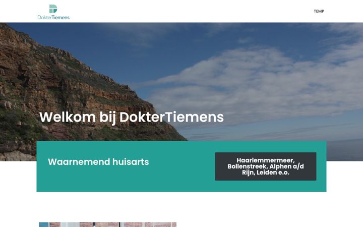 Skjámynd af doktertiemens.nl