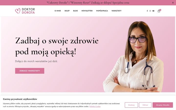 Snimka zaslona za doktor-dorota.pl