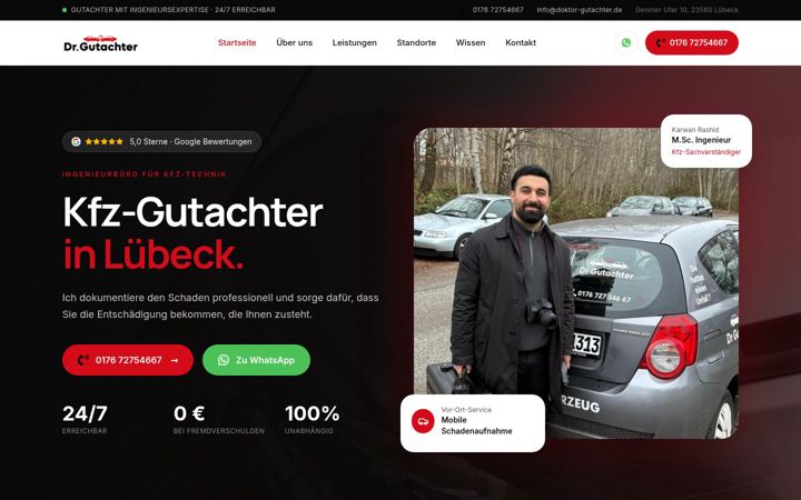 Screenshot of doktor-gutachter.de