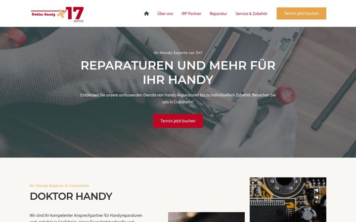 Screenshot of doktor-handy.de