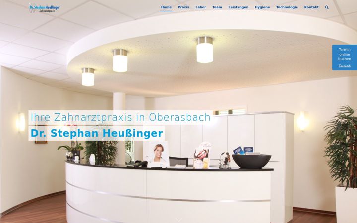 Screenshot of doktor-heussinger.de