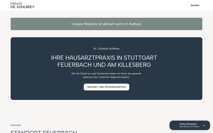 Screenshot of doktor-kuehlbrey.de