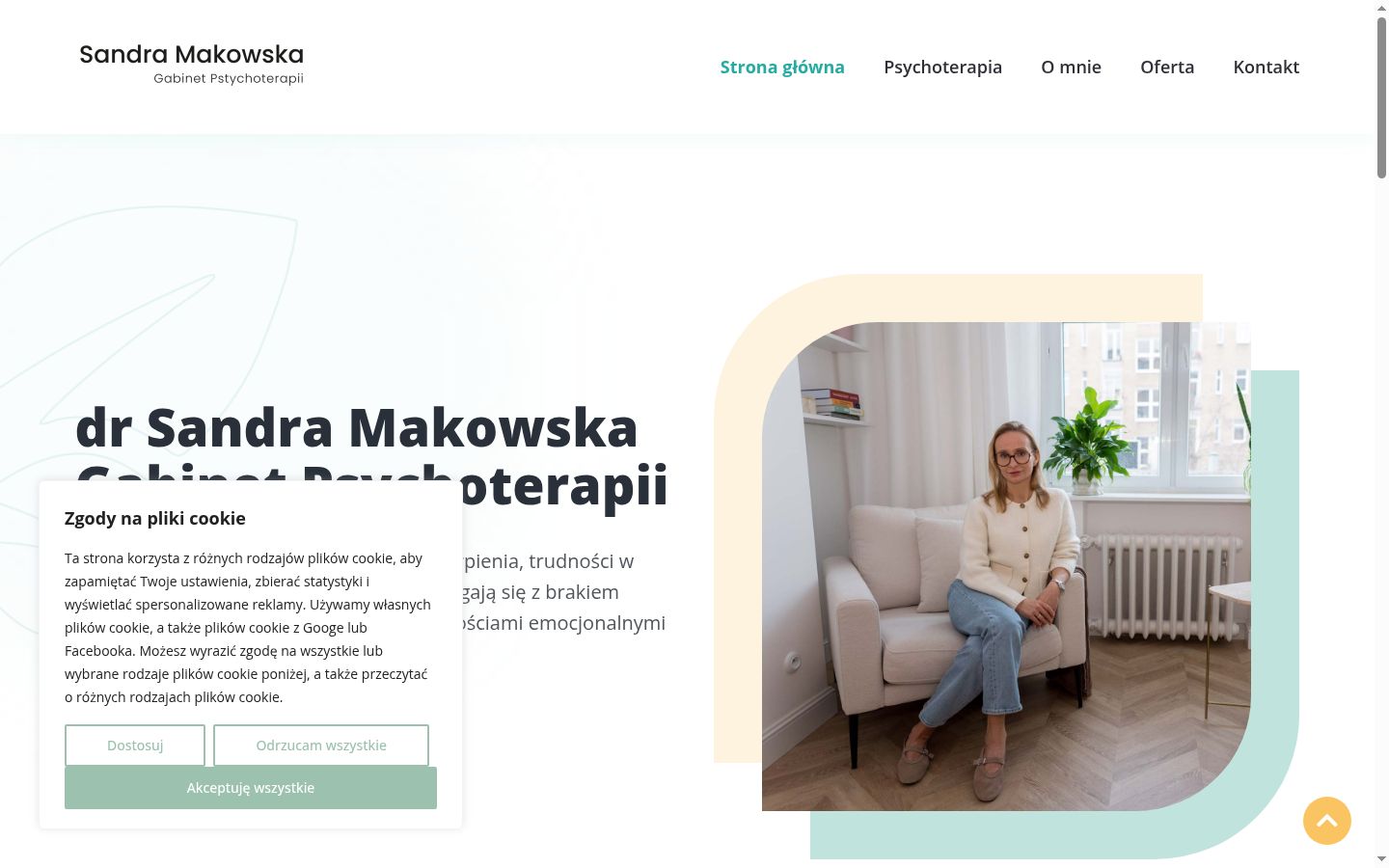 Snimka zaslona bannera za privolu prikazanog prije bilo kakve interakcije