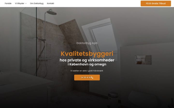 Screenshot of doktorbyg.dk
