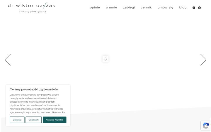 Snimka zaslona za doktorczyzak.pl