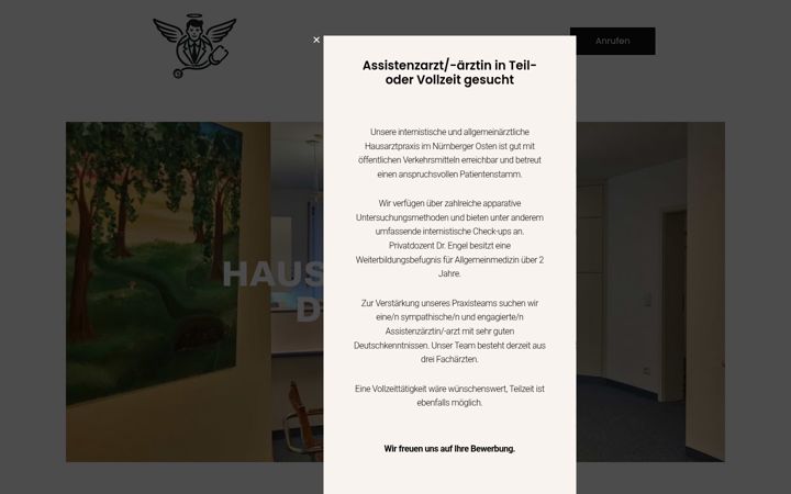 Posnetek zaslona doktorengel.de